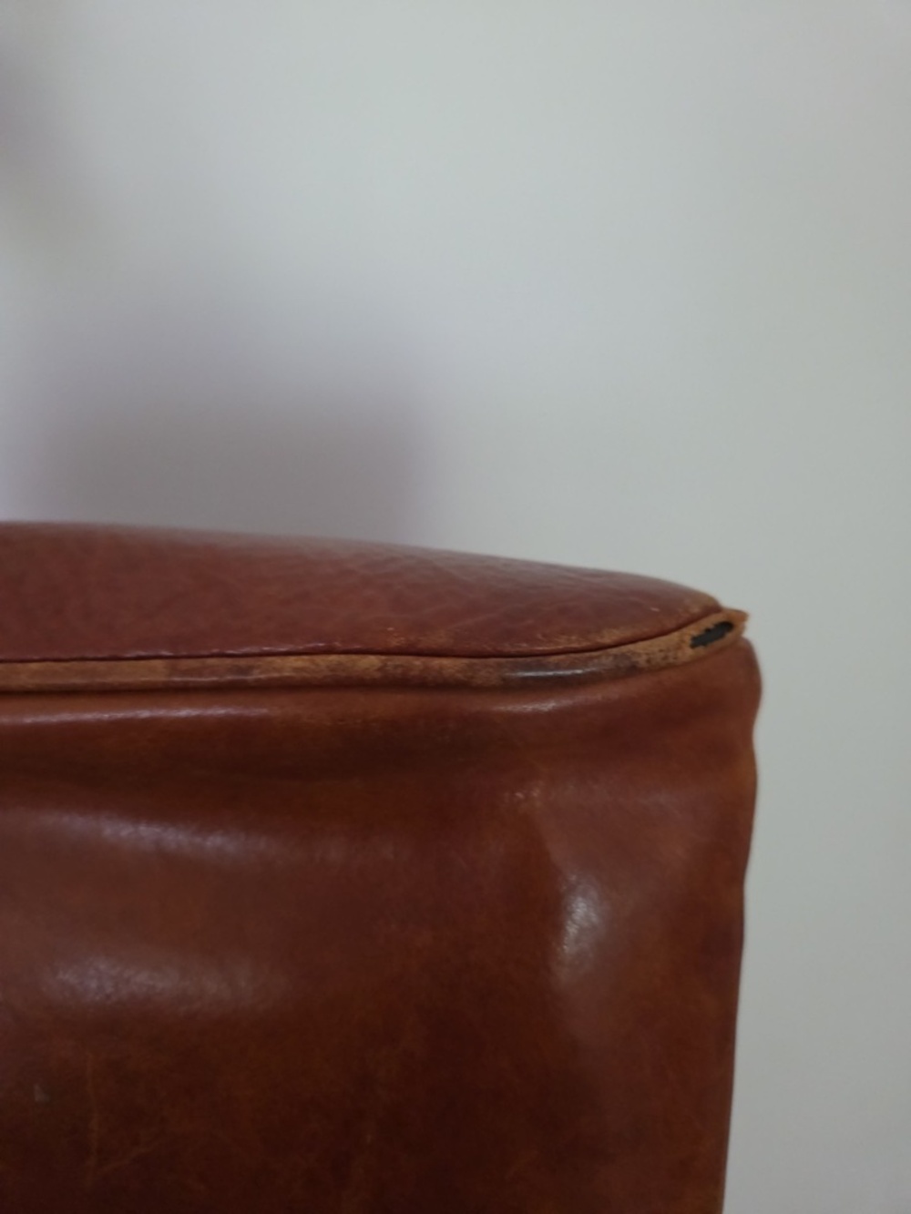 Genuine Alessia Italian Leather Brown Saddle Messenger Bag - Picture 11 of 15